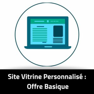 Site Vitrine Personnalisé - Offre Basique