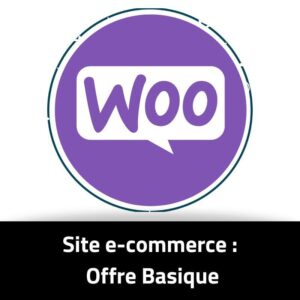 Site e-commerce- Offre Basique